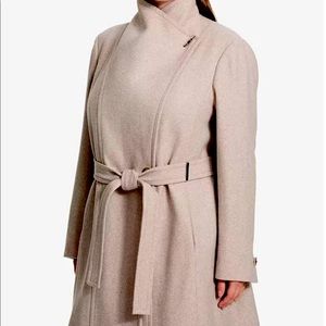 Calvin Klein Plus Size Belted Coat